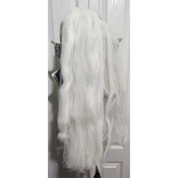 Mario Chiodo 2004 Wizard Mask Warlock Long White Beard Bald Troll Elf Overhead - Picture 5 of 10